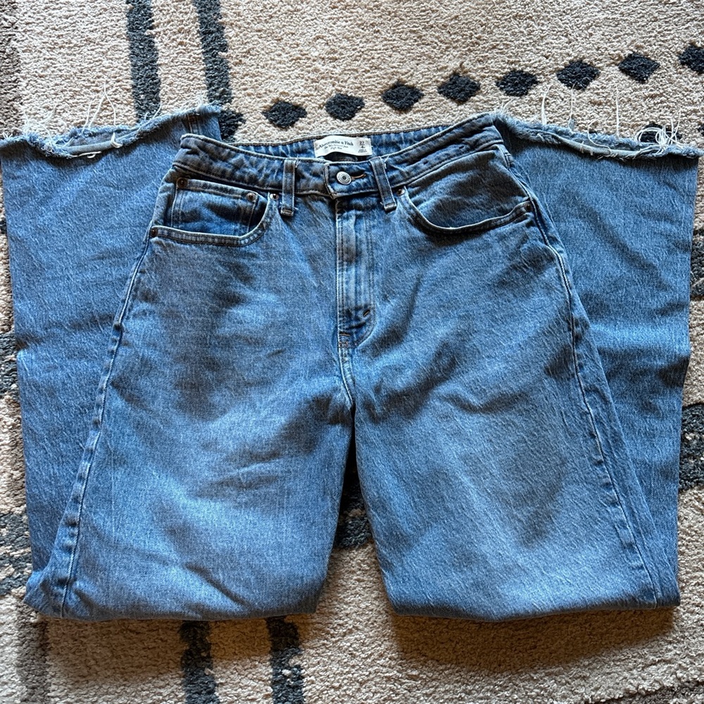 Abercrombie & Fitch Light Blue High Rise Jeans